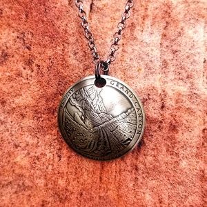 Domed National Park Quarter Necklace